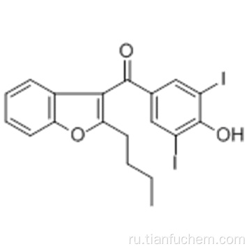 2-Бутил-3- (3,5-дииодо-4-гидроксибензоил) бензофуран CAS 1951-26-4